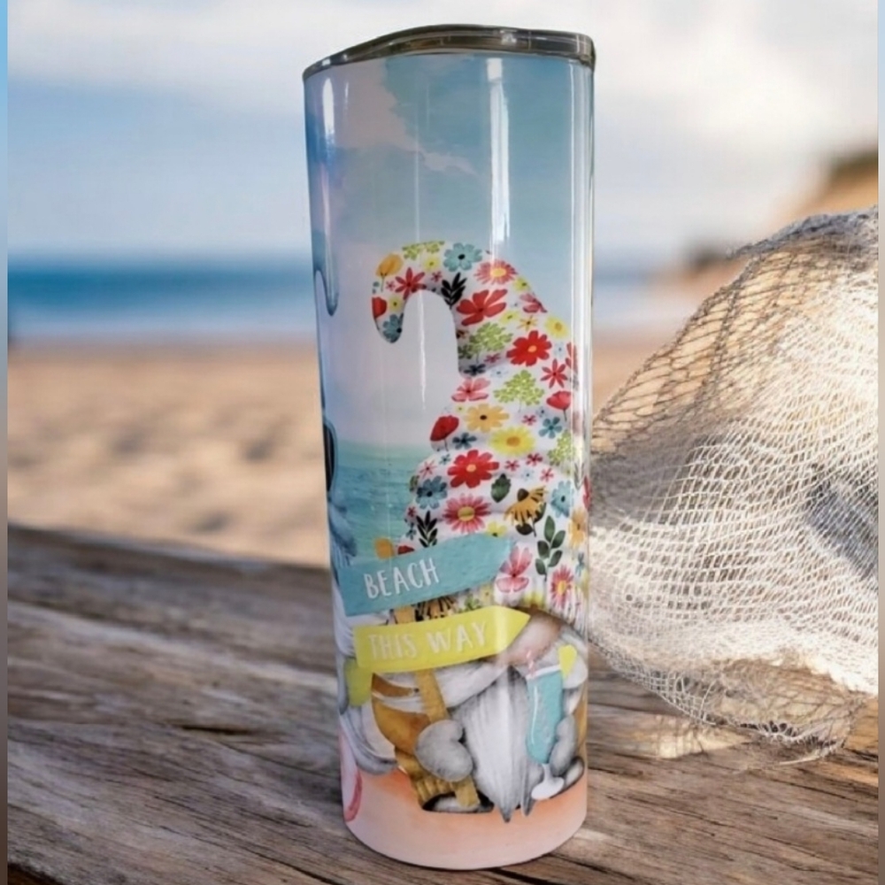 Beach Gnome 20oz Tumbler 🎉sale